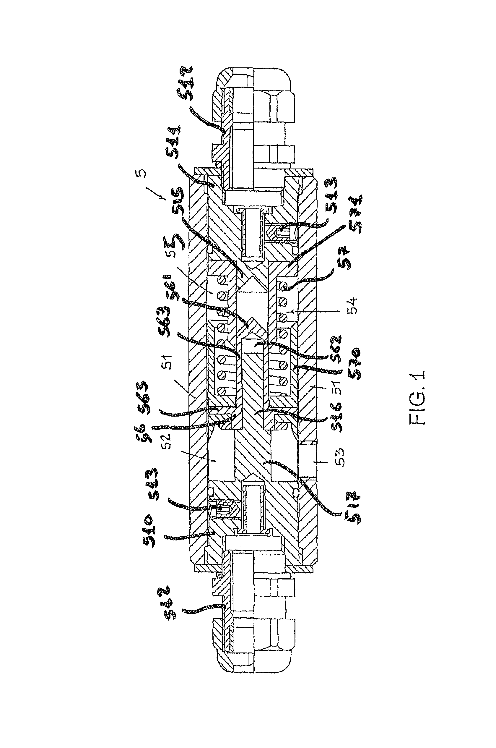 Apparatus for sectioning an electric energy flow in one or more conductors, and an electric energy generating plant comprising said apparatus