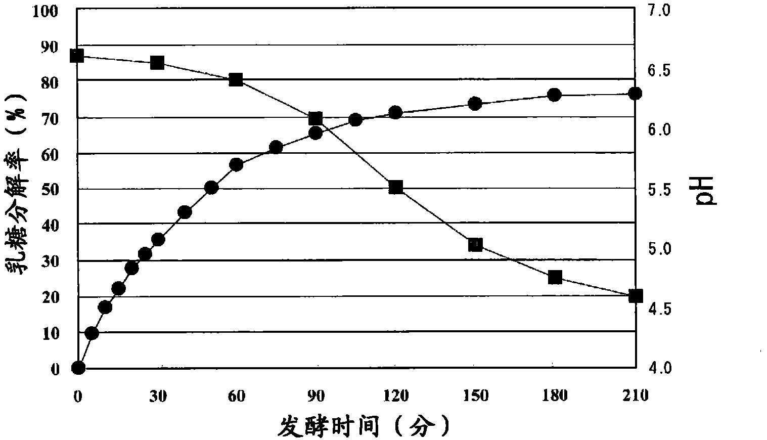 Cultured milk with low lactose content and method for manufacturing same