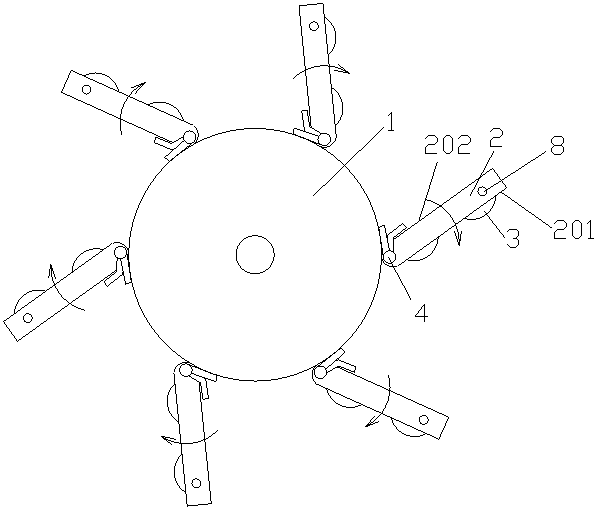 Device convenient for kompyang covering and working method thereof