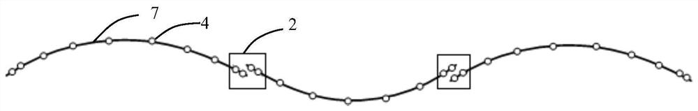 A continuous seamless rigid contact suspension net system for rail transit and its installation method