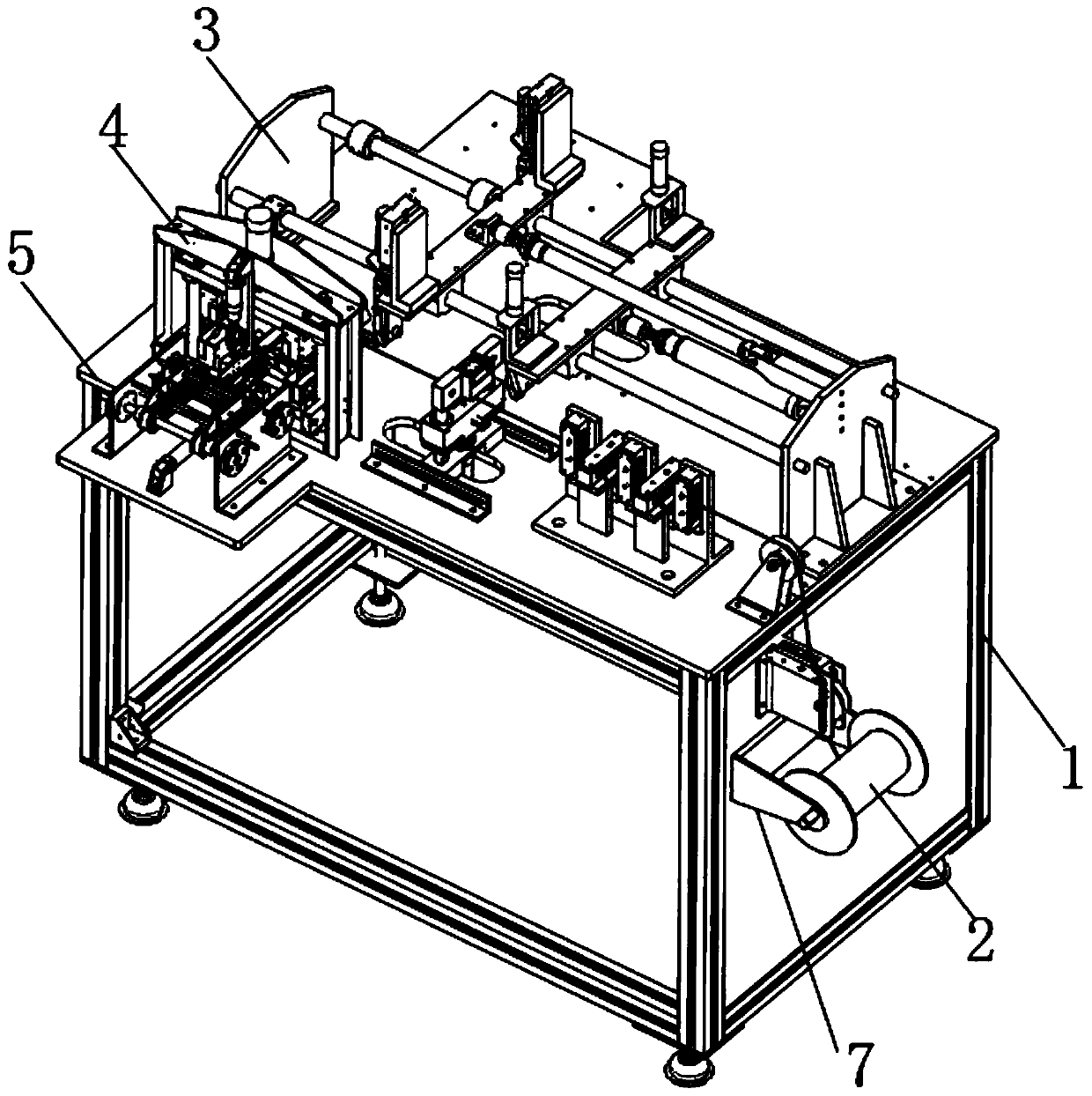 A forming storage device in the processing of internal circuits of electronic products