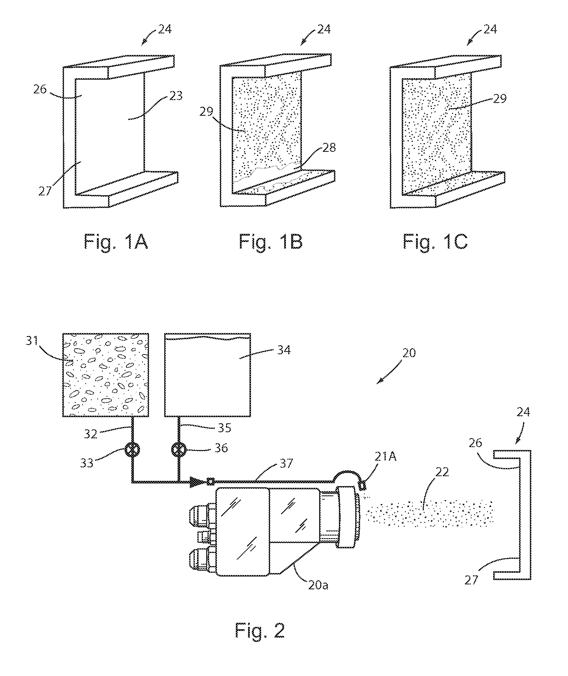 Plasma spray apparatus integrating water cleaning