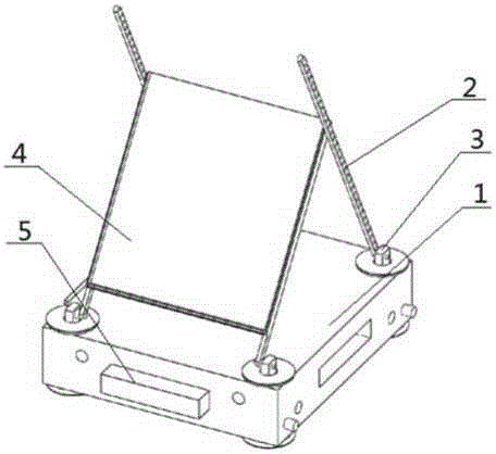 Floating member used for waterborne photovoltaic power station and connection method thereof