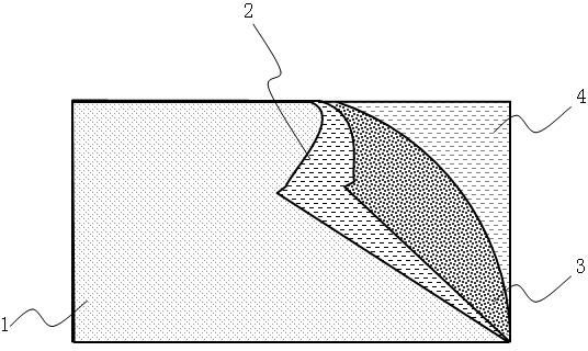 An anti-seepage geotextile for building surface gaps and its manufacturing method