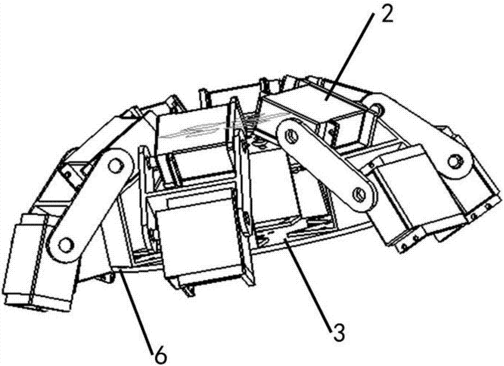 Spherical hexapod robot capable of rolling and walking