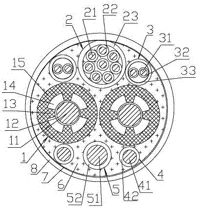 Electric vehicle charging pile cooling cable