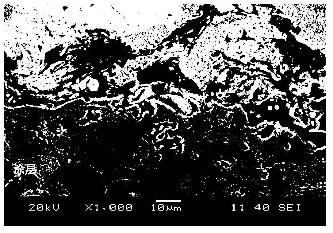 Method for preparing high-temperature wear-resistant coating on continuous casting crystallizer copper alloy plate surface