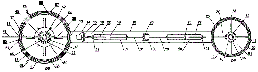 Double-ball type wave velocity and wavelength remote sensing device