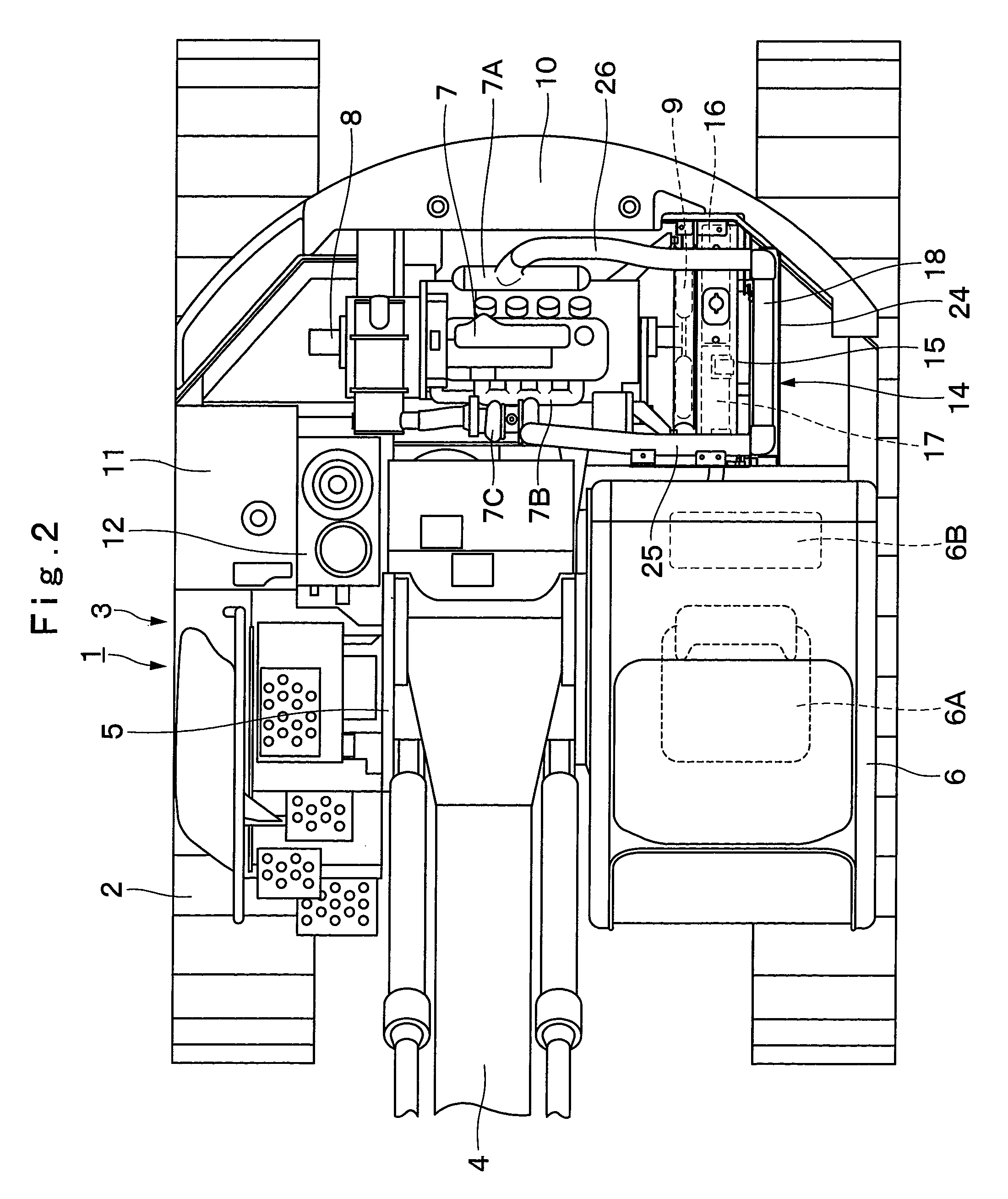 Cooling system for construction machine