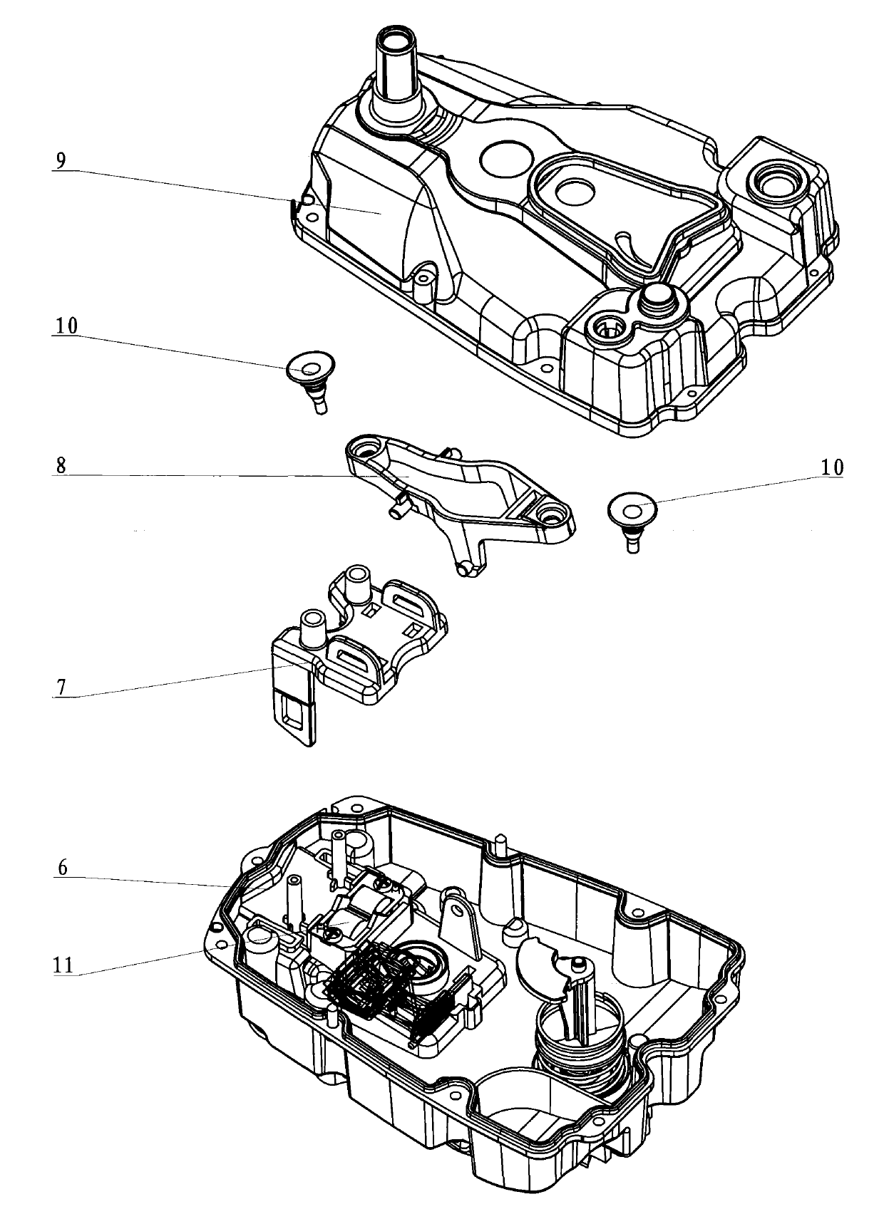 Water shutdown mechanism for instantaneous electric kettle