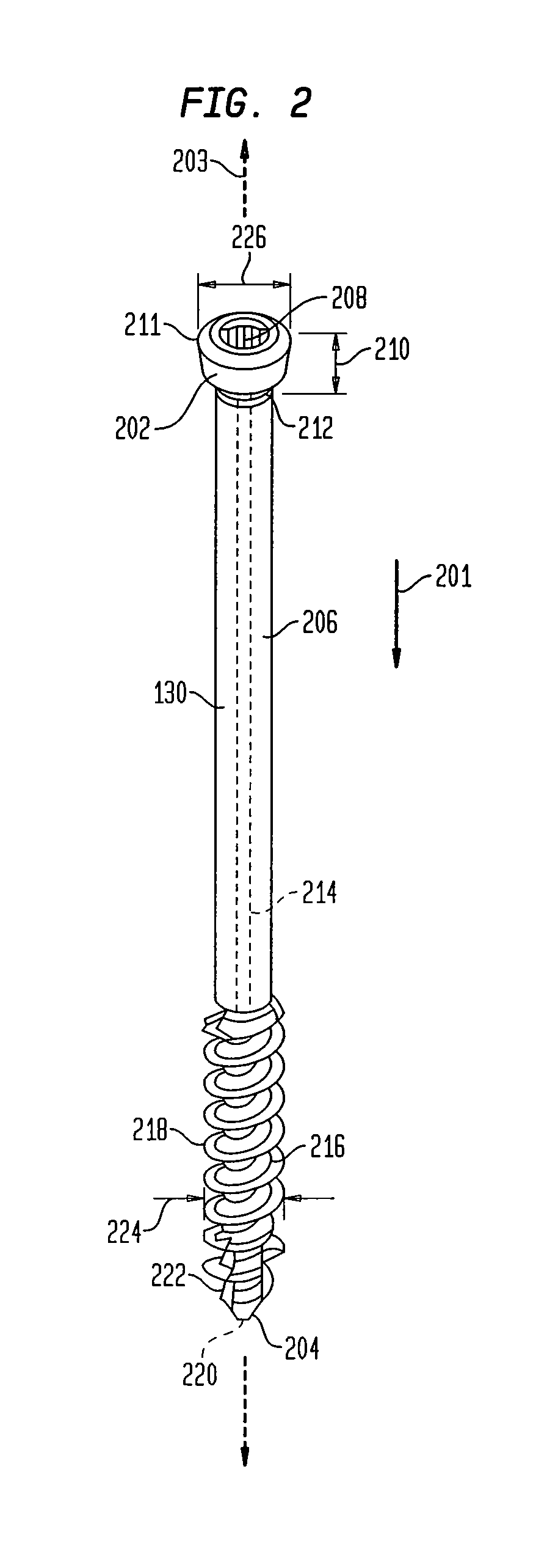 Intramedullary fixation screw, a fixation system, and method of fixation of the subtalar joint