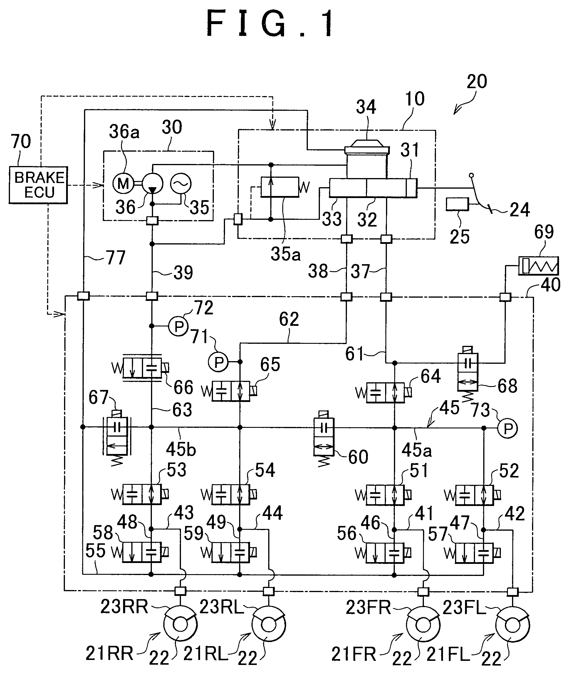 Brake control apparatus and control method for the brake control apparatus