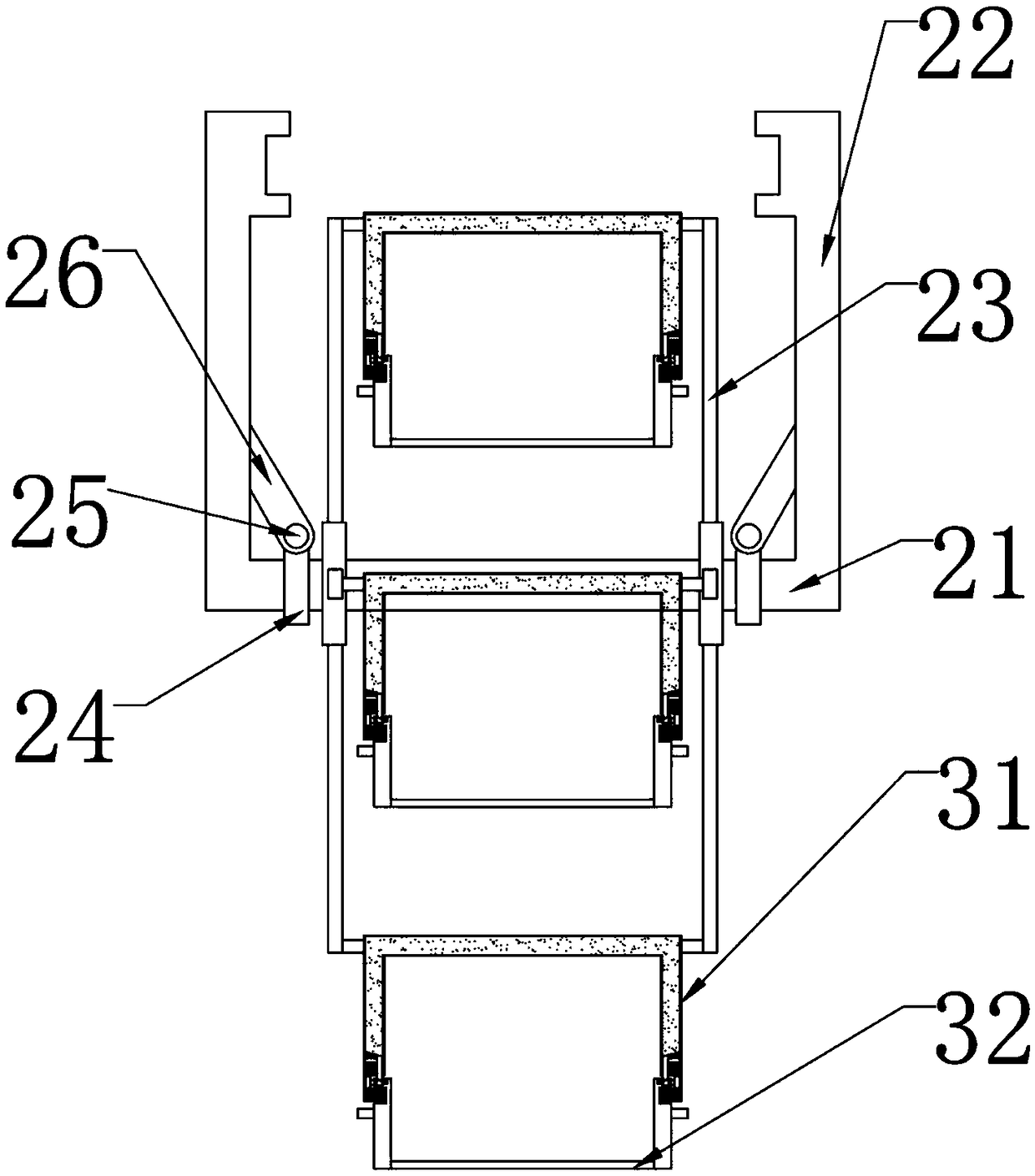 Rotatable dinner plate supporting device