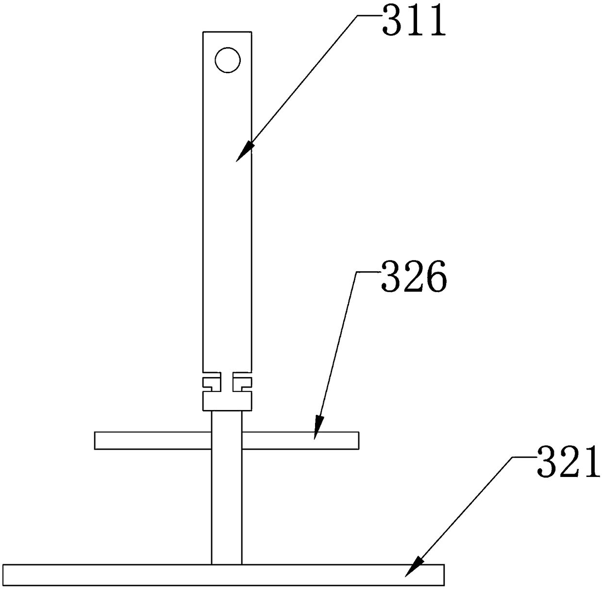 Rotatable dinner plate supporting device