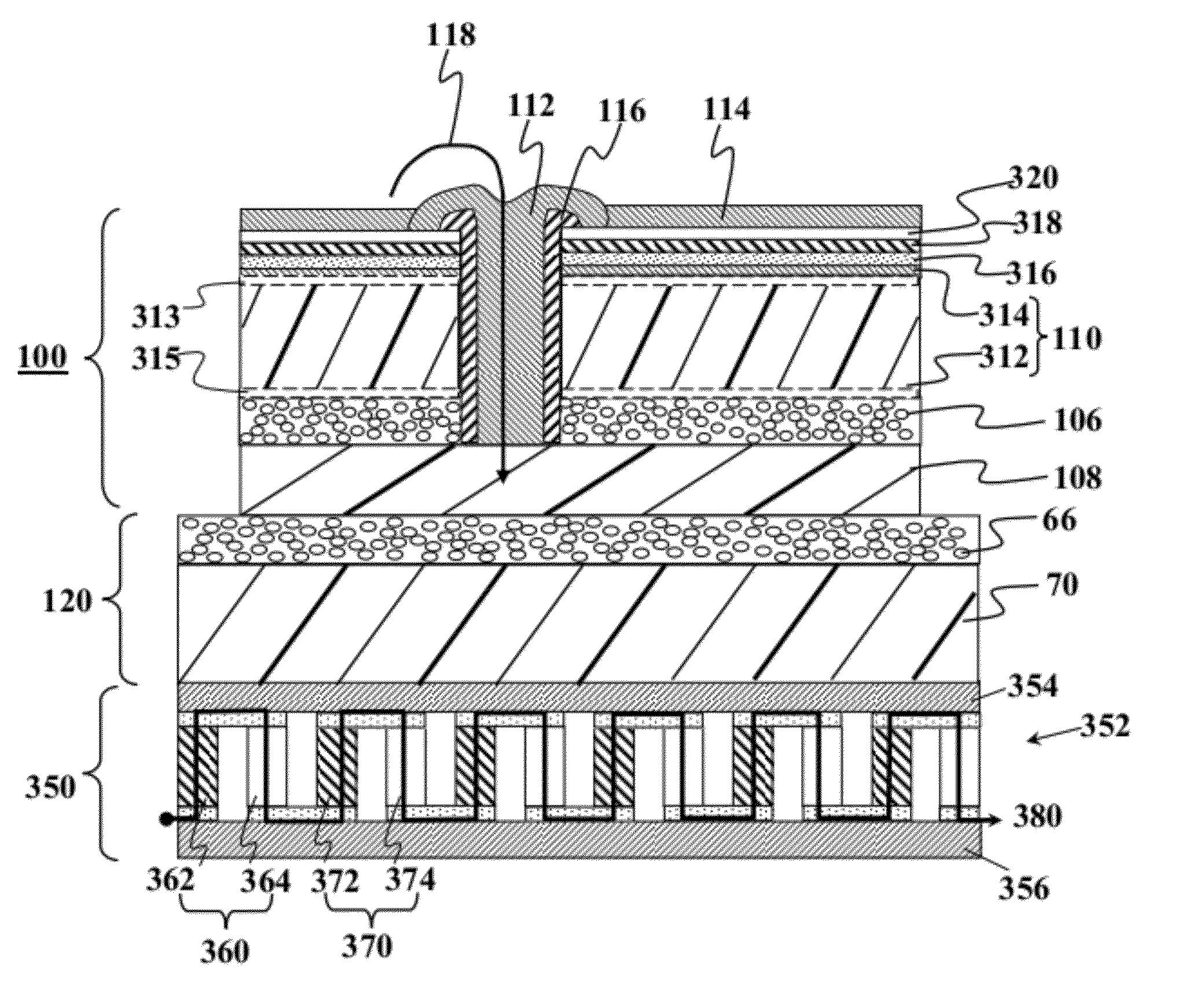 Thermoelectric stack coating for improved solar panel function