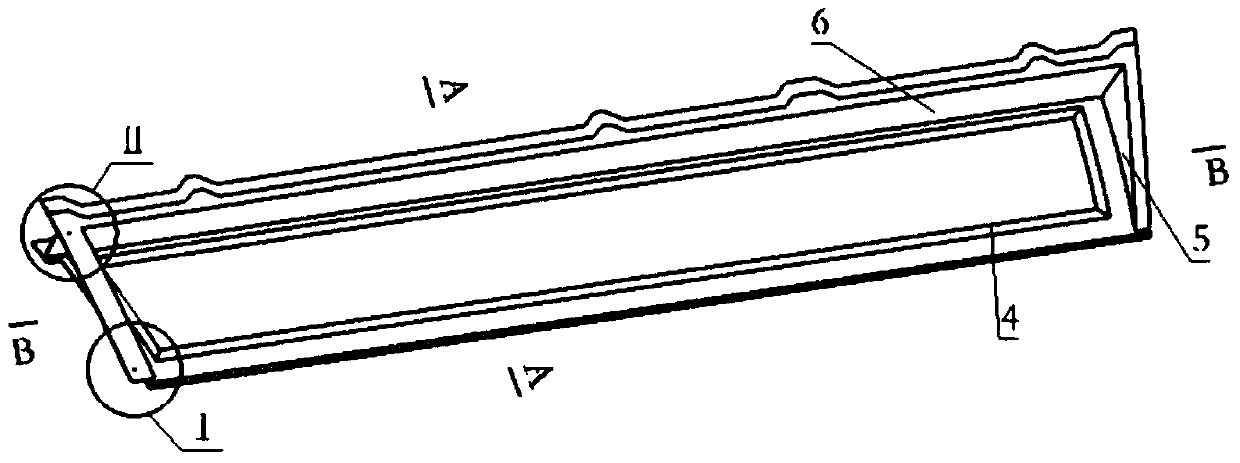 Detachable integral slat trailing edge structure