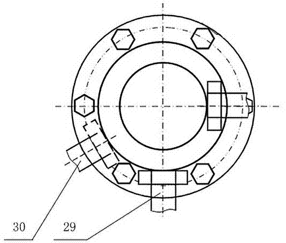 Rapid testing device of permeability of rocks