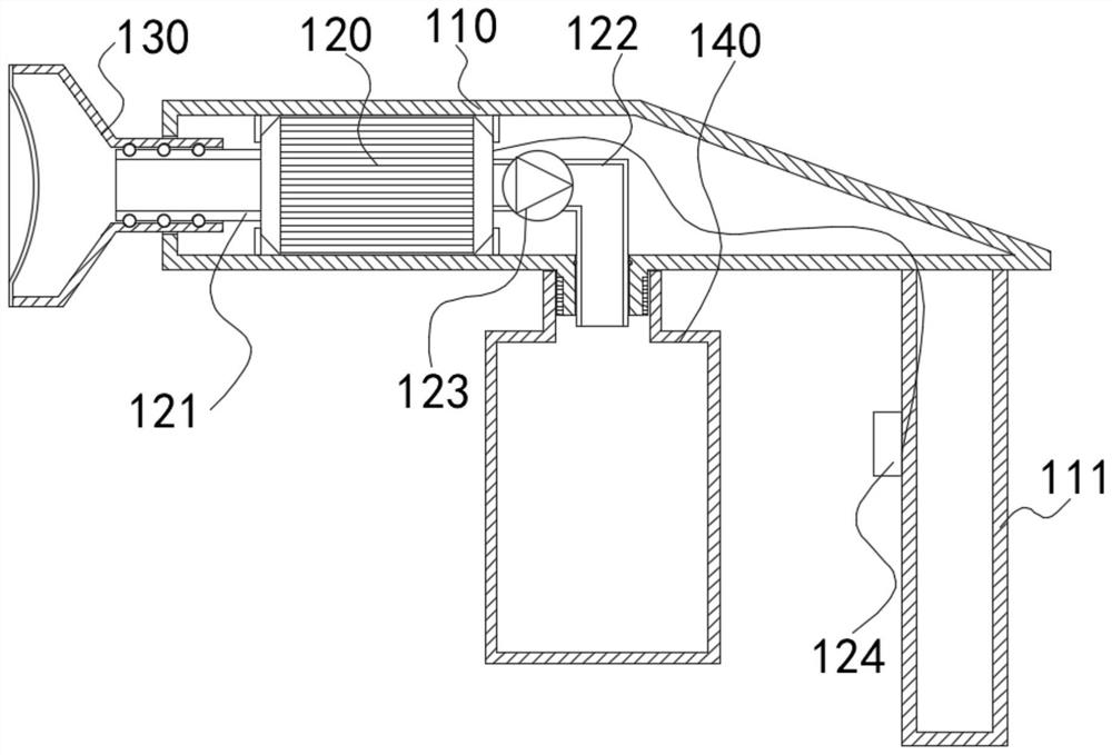 Limiting and collecting device for B-ultrasonic coupling agent for medical detection