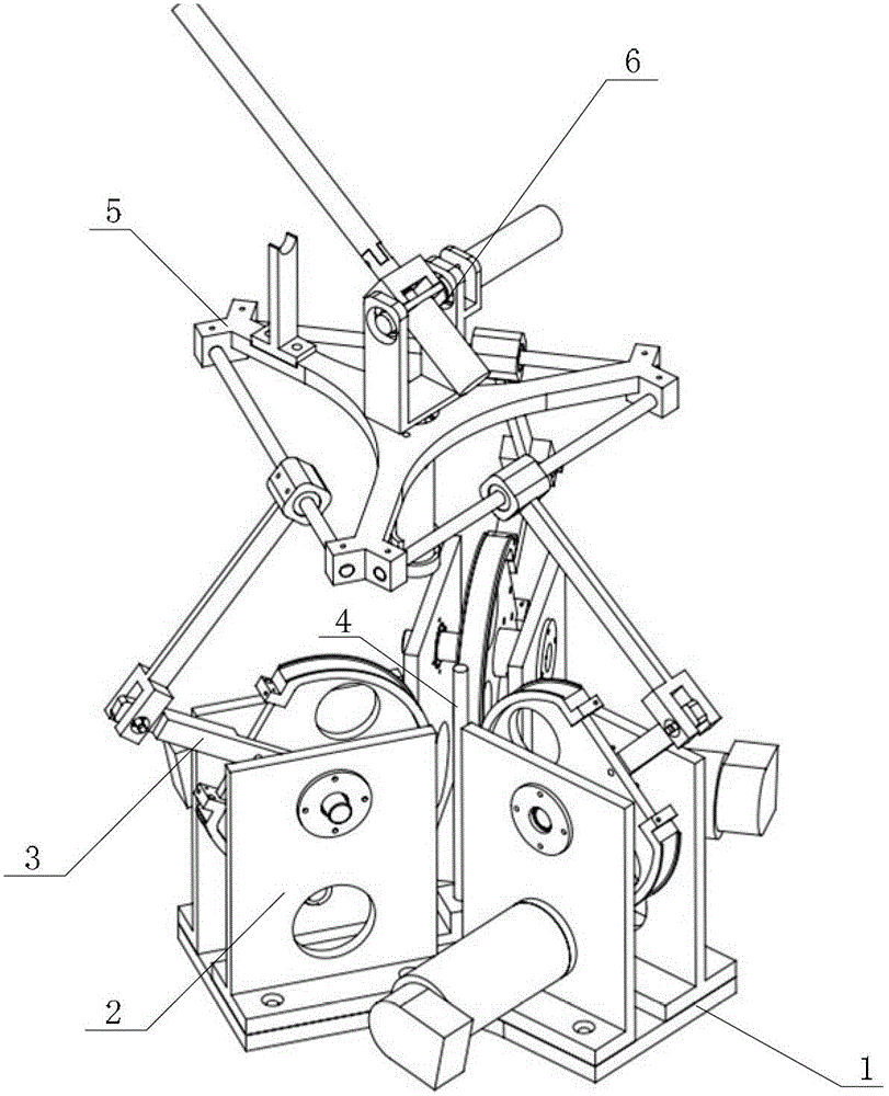 Novel six-freedom-degree force feedback device