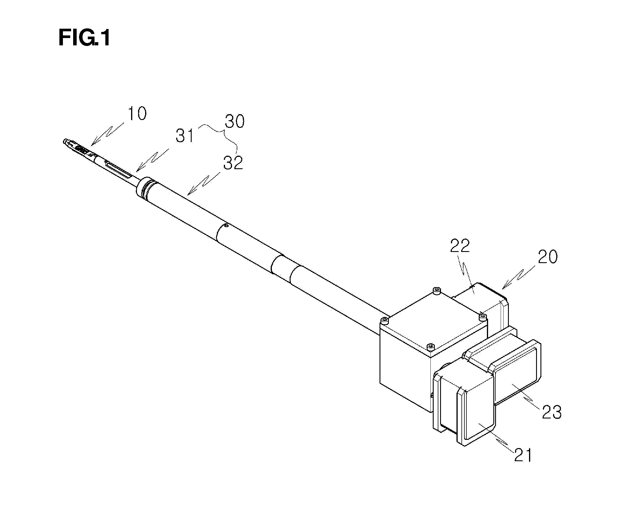 Specimen holder with 3-axis movement for TEM 3D analysis