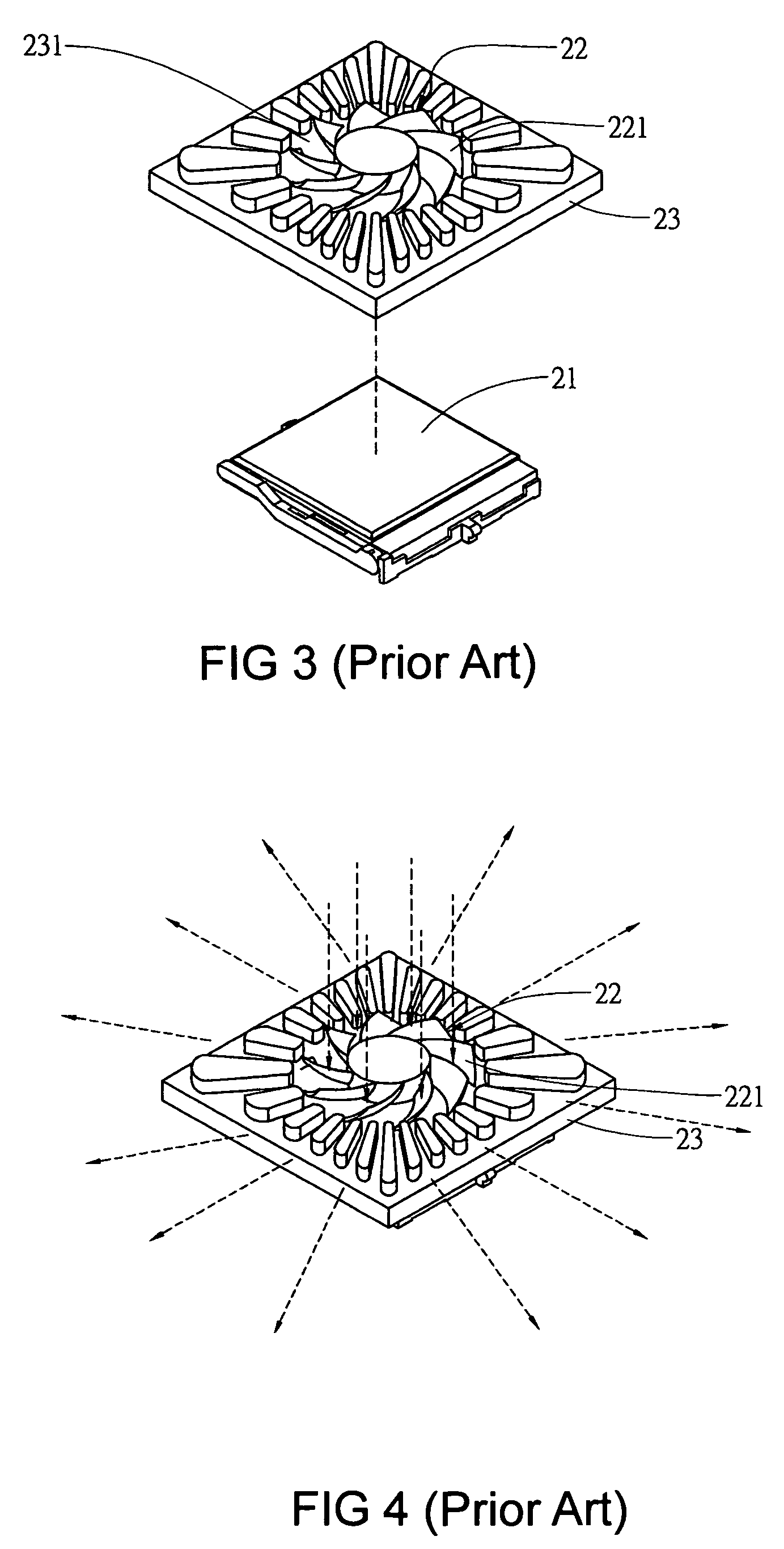 Heat dissipating module