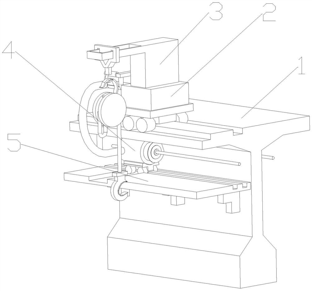 Movable and convenient hogging moment tensioning equipment