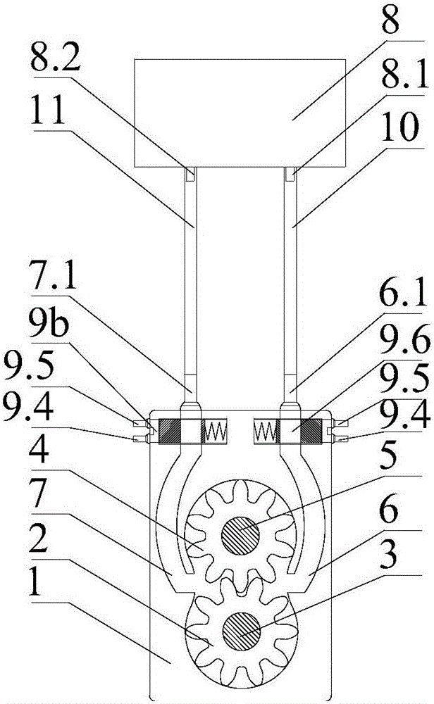 Liquid damping type braking system