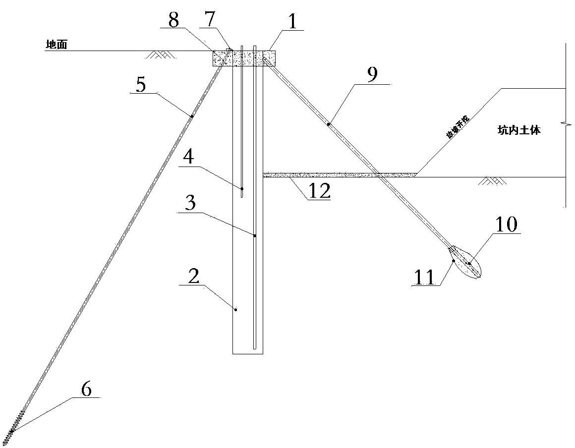 Recyclable vertical steel tube front supporting envelop enclosure and applying method thereof