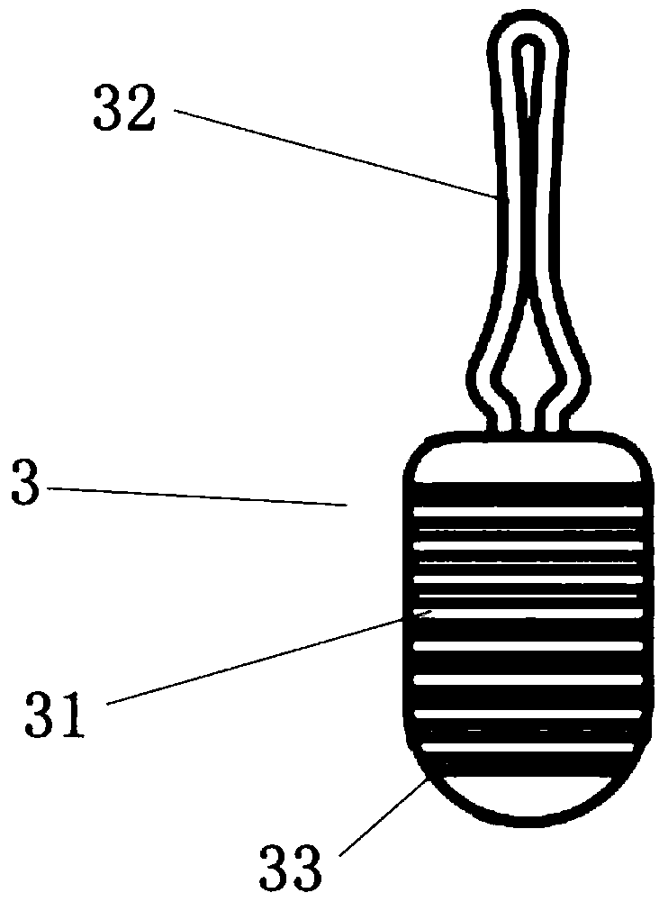 Buckle type skin stretching device and skin stretching method