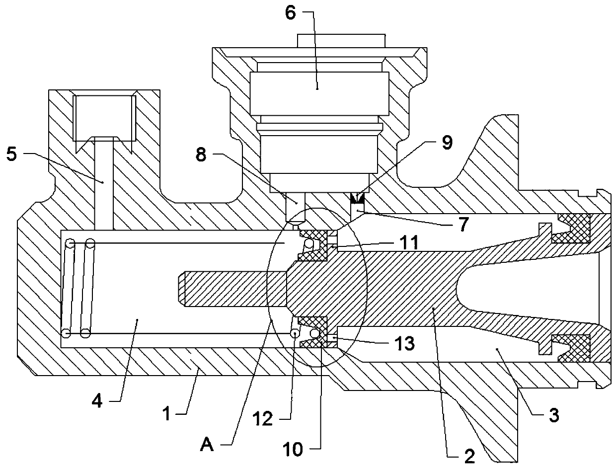 High-performance hydraulic braking main cylinder