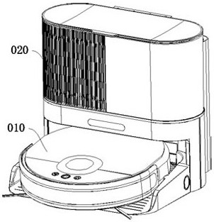 Automatically walking cleaning system