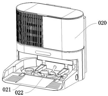 Automatically walking cleaning system