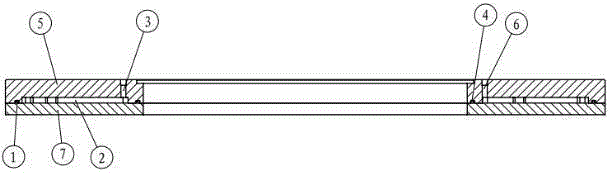 Water-cooling upper polishing disc structure of polishing machine