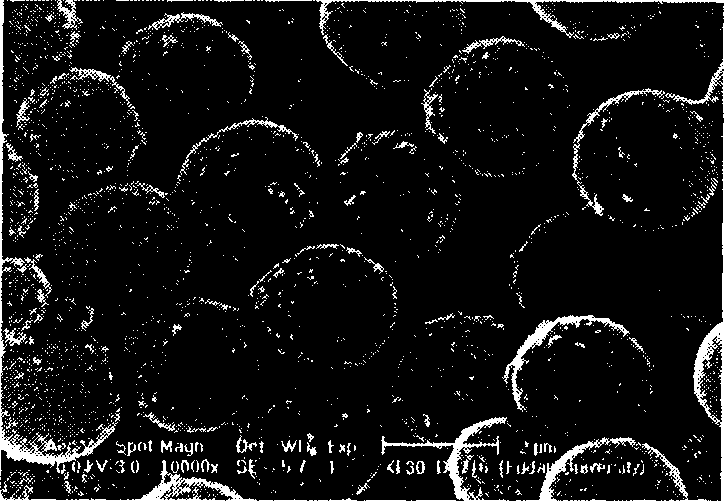 Process for preparing noncrystalline nickel-phosphor-core - shell, hollow shell structure material