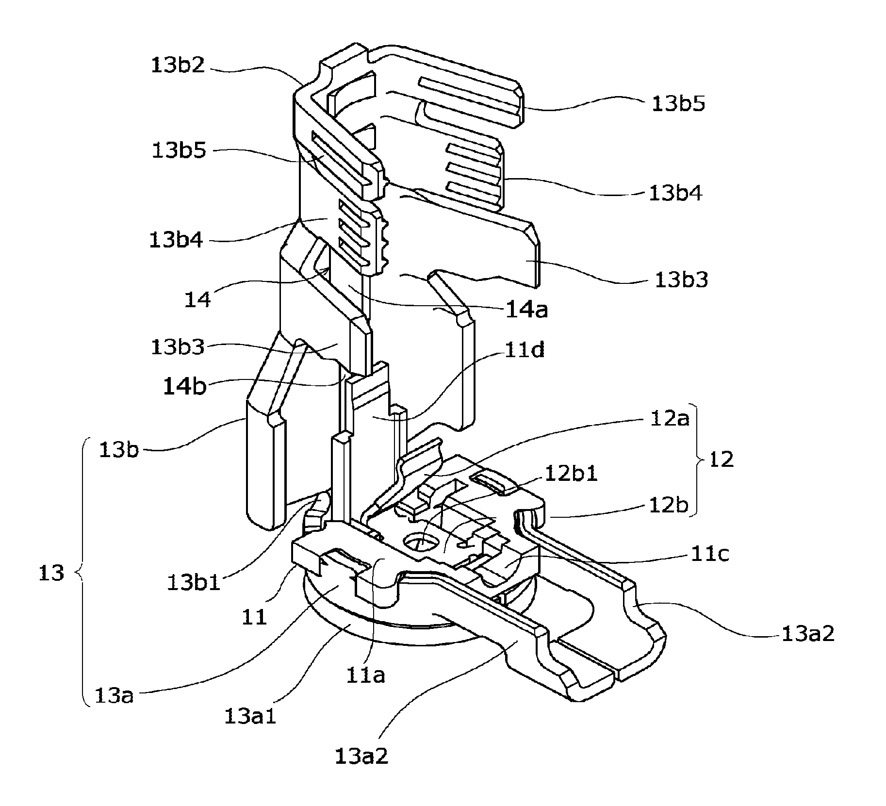 Coaxial electric connector