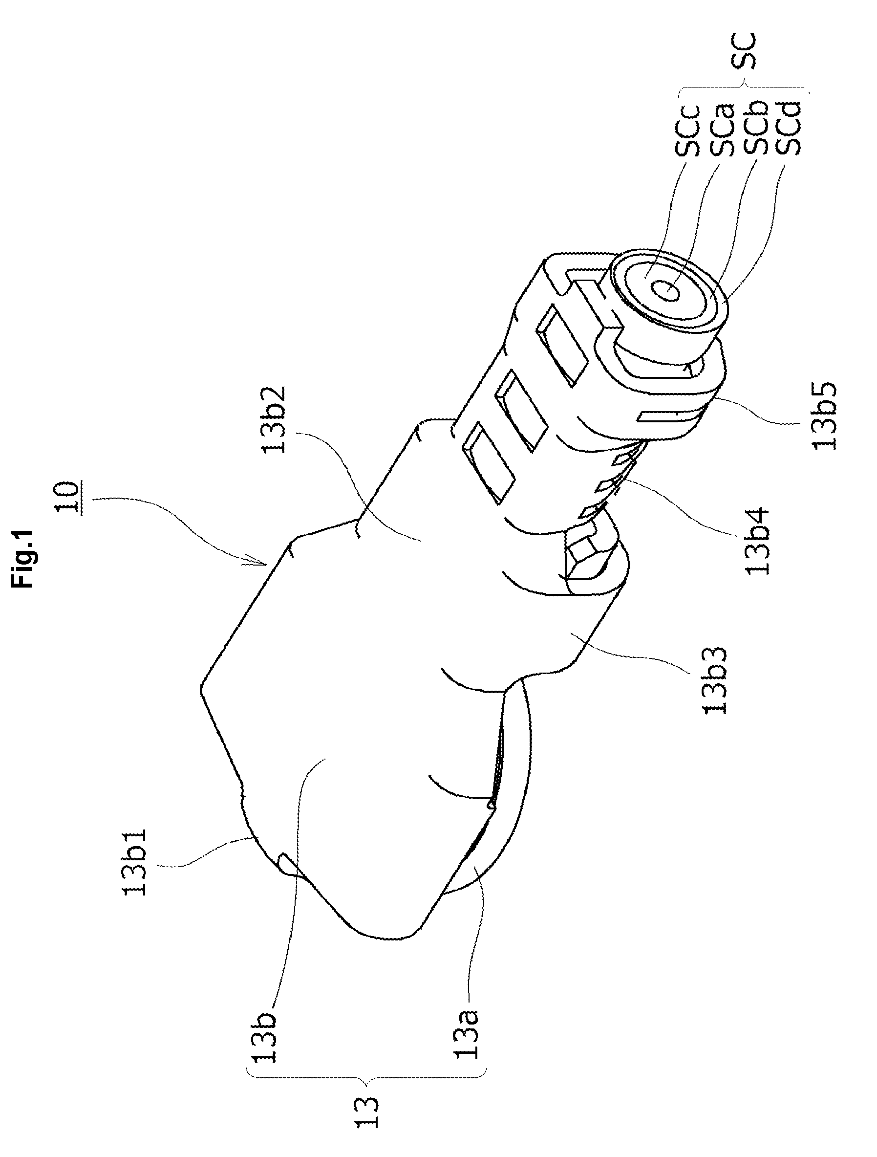 Coaxial electric connector