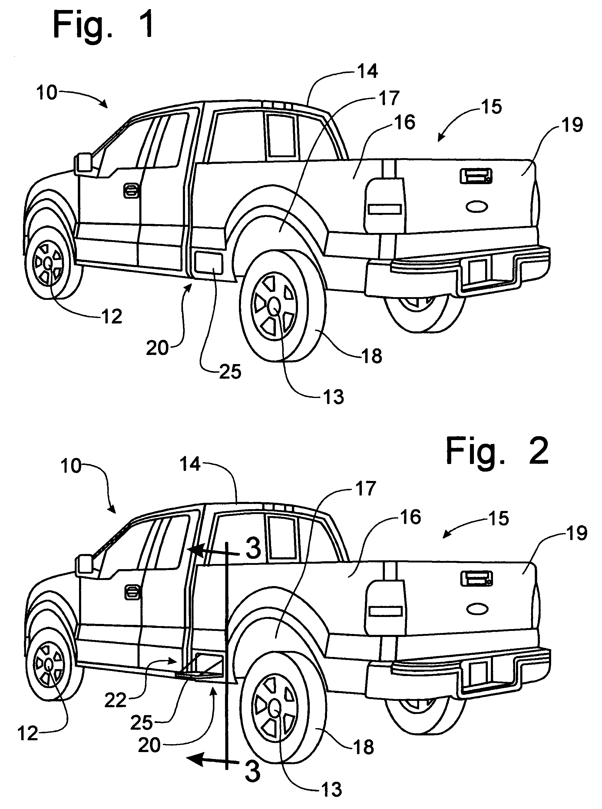 Storage compartment and step for pick-up trucks