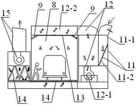 Parallel grinding, painting, drying sheet spraying system