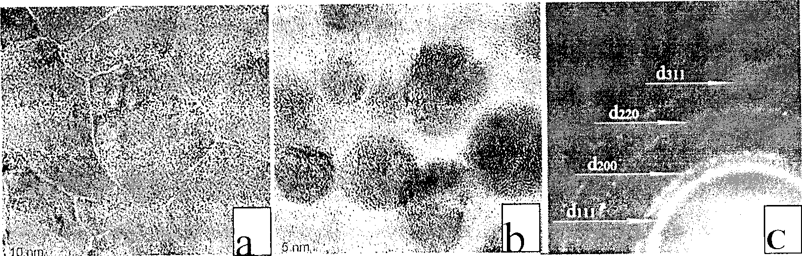 Method for preparing Ti-Si-N nanocrystalline-amorphous composite superhard coating