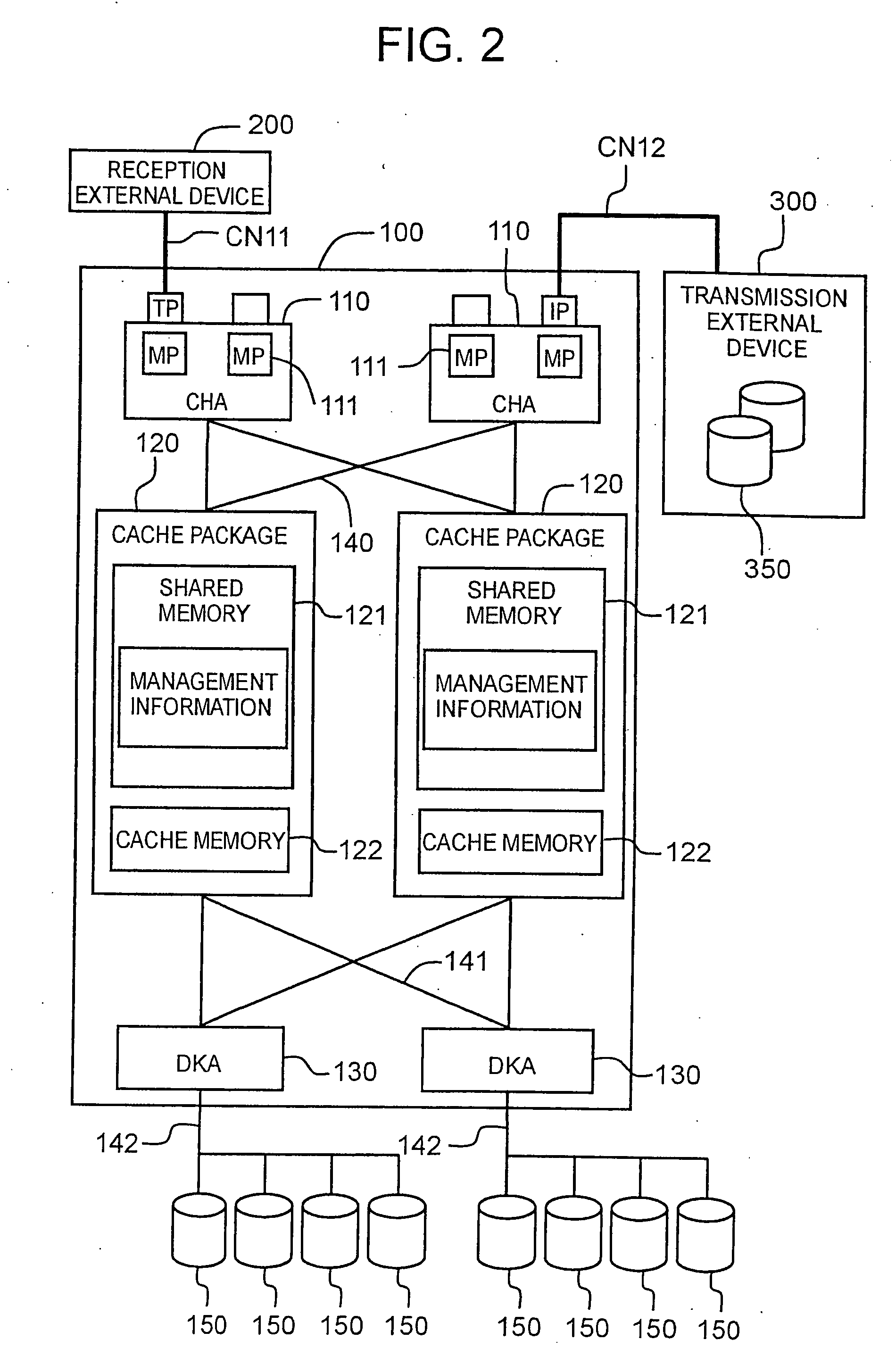 Storage system, storage control device, and data relay method using storage control device