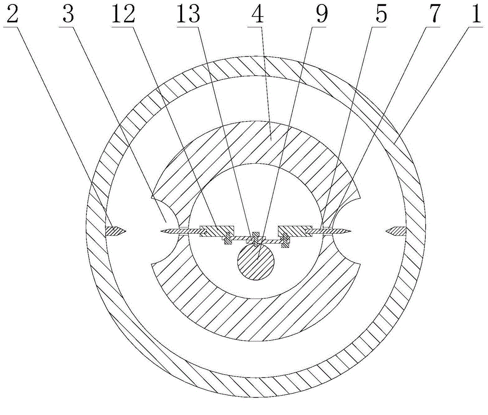 High-efficiency wire stripping tool structure