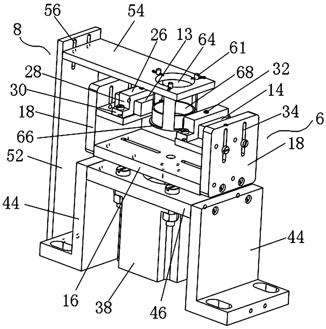 A rotating magnetic field generating device based on a permanent magnet