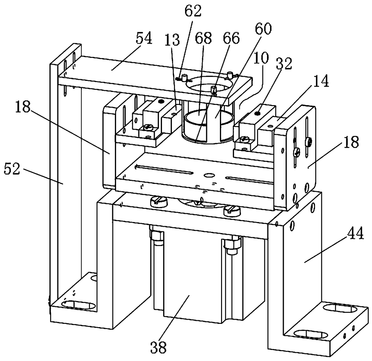 A rotating magnetic field generating device based on a permanent magnet