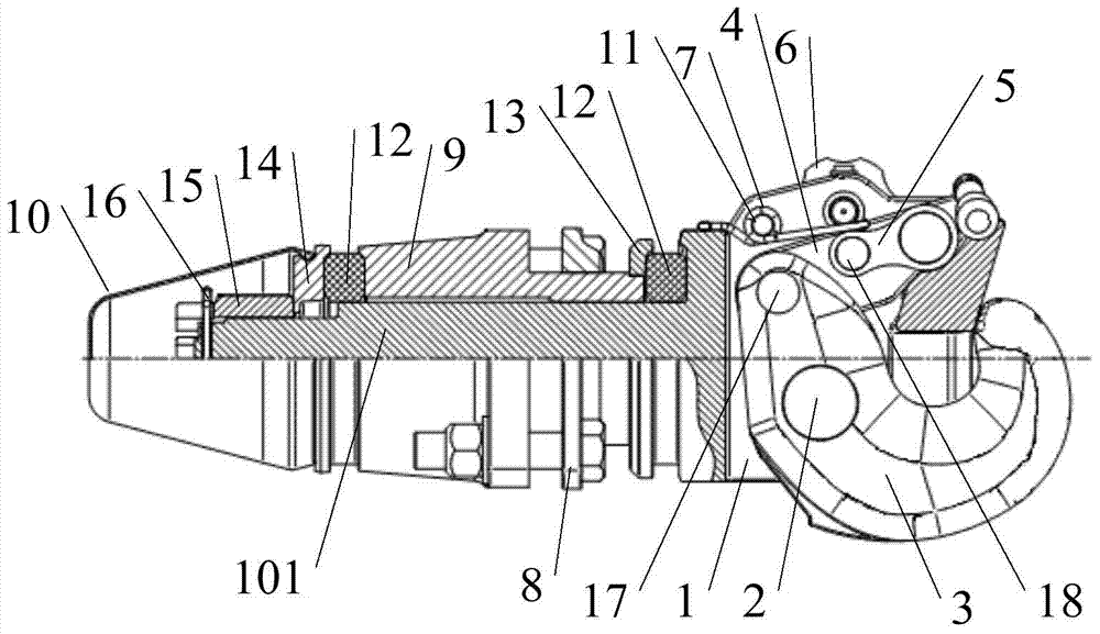 A towing hook device