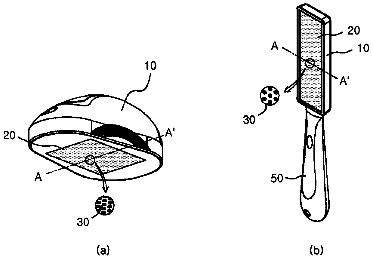 Beauty tool for nail and skin exfoliation and method of producing the same