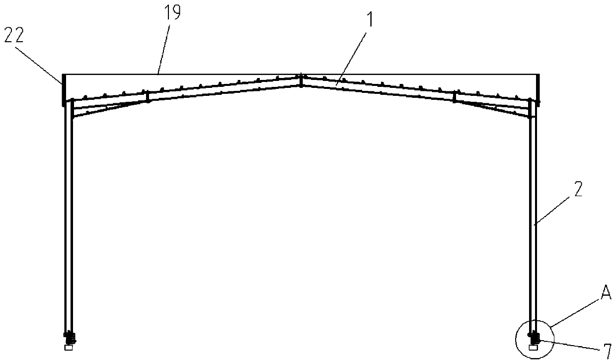 Whole-sealing combined type multifunctional moving work shed system