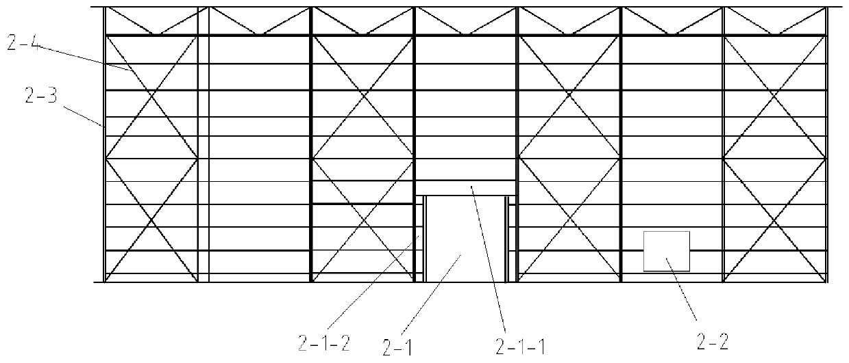 Whole-sealing combined type multifunctional moving work shed system