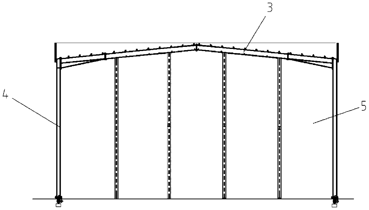 Whole-sealing combined type multifunctional moving work shed system