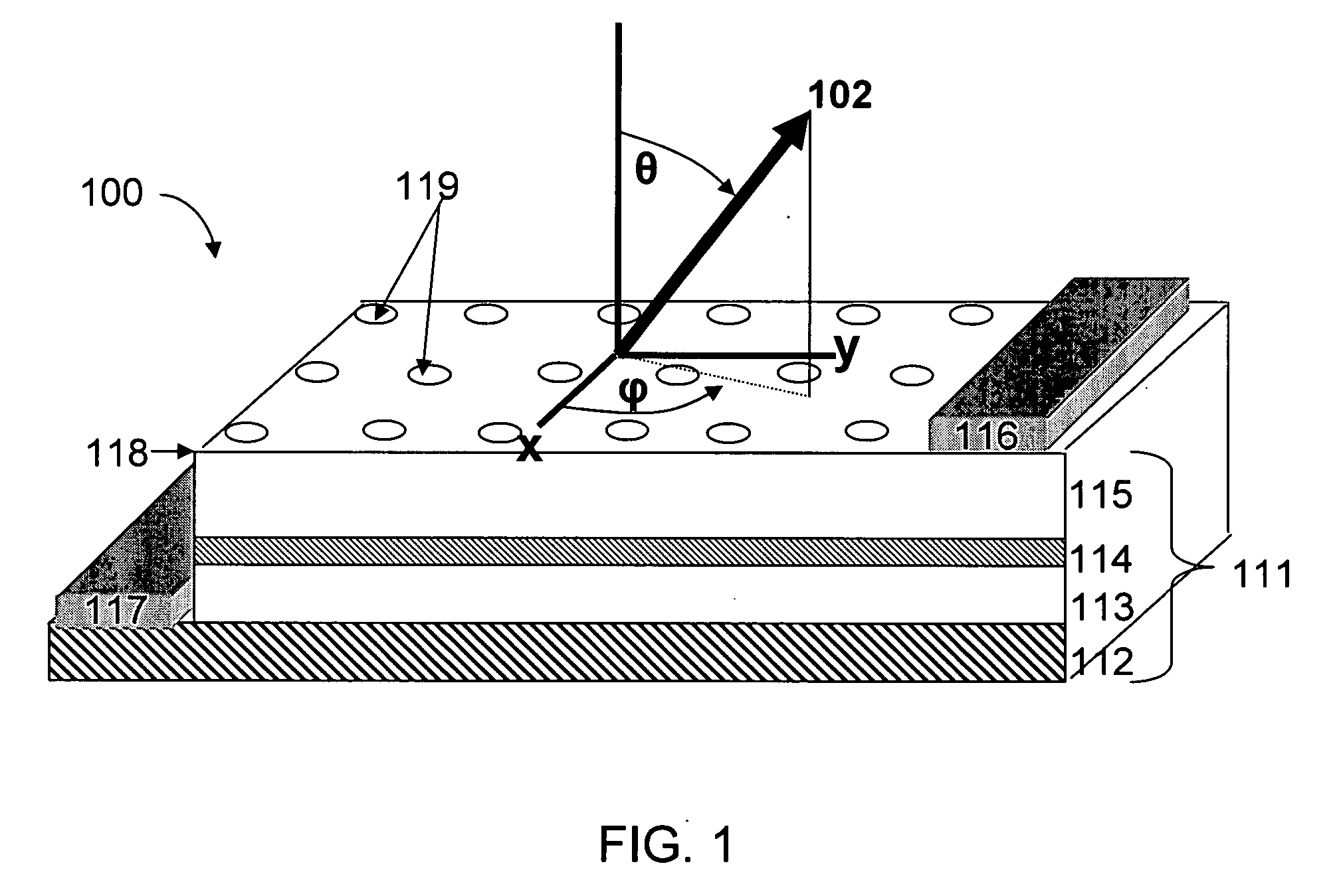 Patchwork patterned devices and related methods