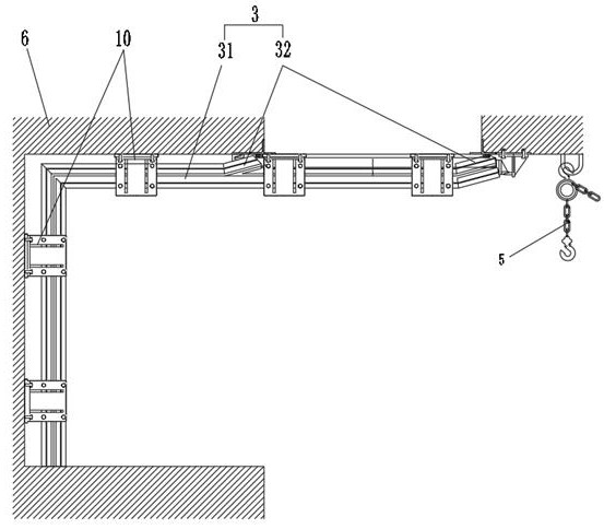 Single-leaf push-pull type movable threshold protective air-tight door structure and closing method thereof